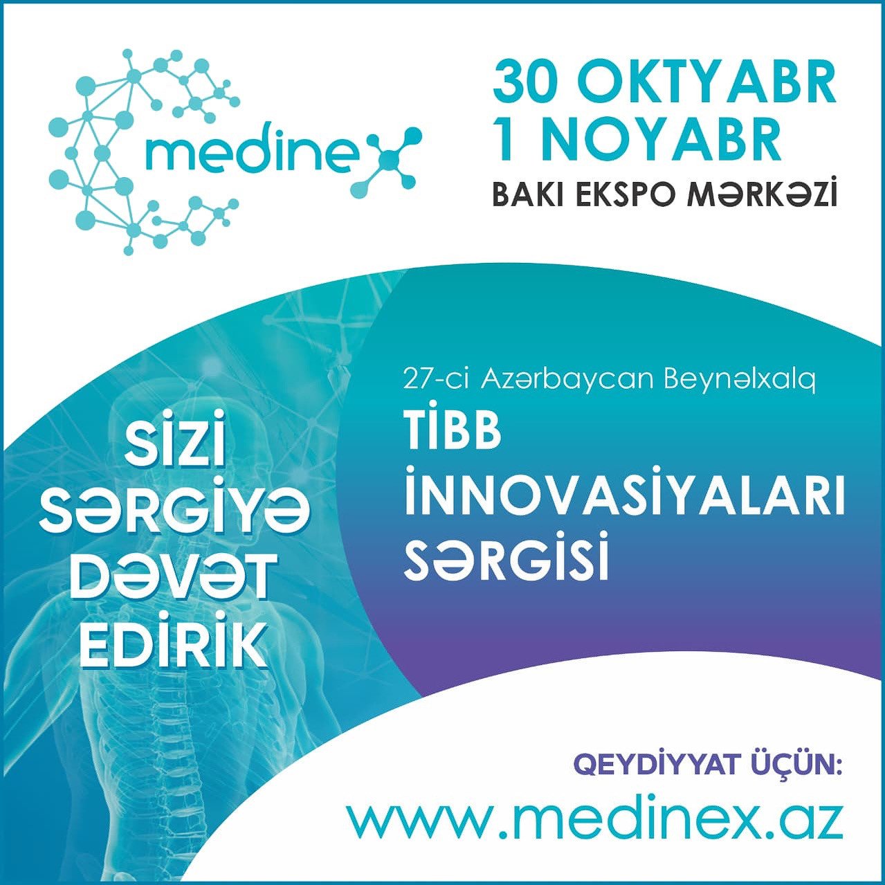 Medinex 2025- 27-ci Azərbaycan Beynəlxalq Tibb İnnovasiyaları Sərgisi